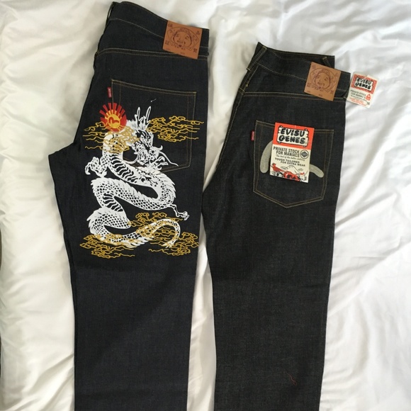 evisu dragon jeans